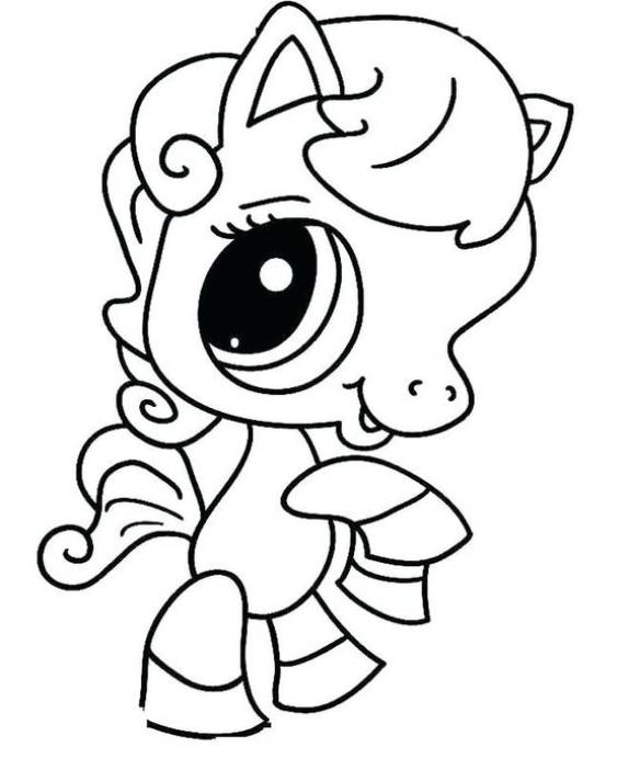 Free easy to print littlest pet shop coloring pages