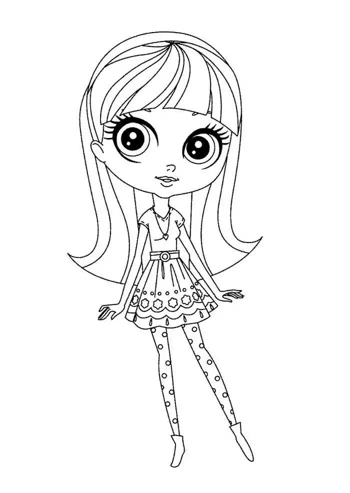 Littlest pet shop coloring pages