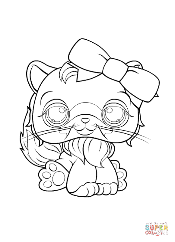 Littlest pet shop hasbro coloring page free printable coloring pages