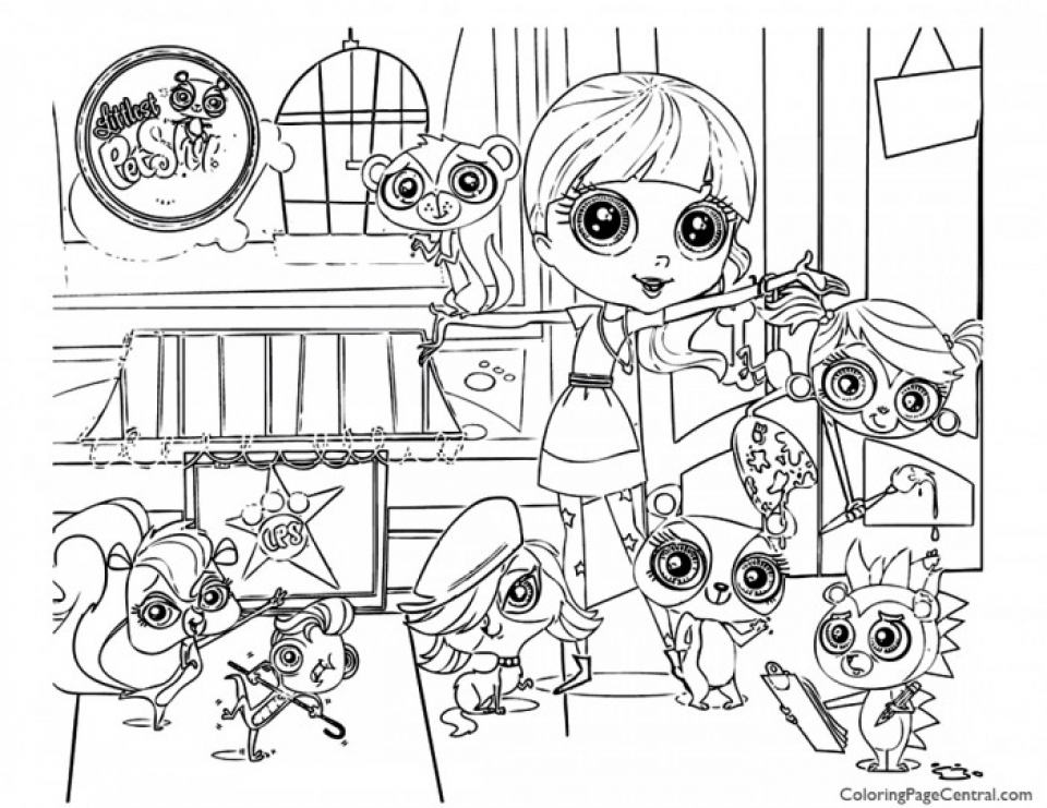 Free printable littlest pet shop coloring pages