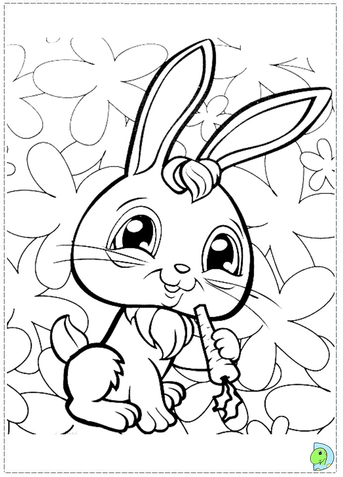 Littlest pet shop coloring page