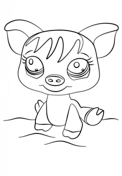 Littlest pet shop coloring pages free coloring pages