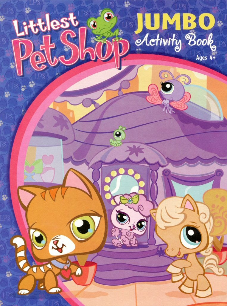 Coloring book activity booklittlest pet shop jumbo activity book