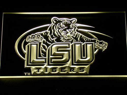 Lsu tigers led neon sign