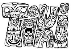 Luau coloring ideas coloring pages luau hawaiian crafts