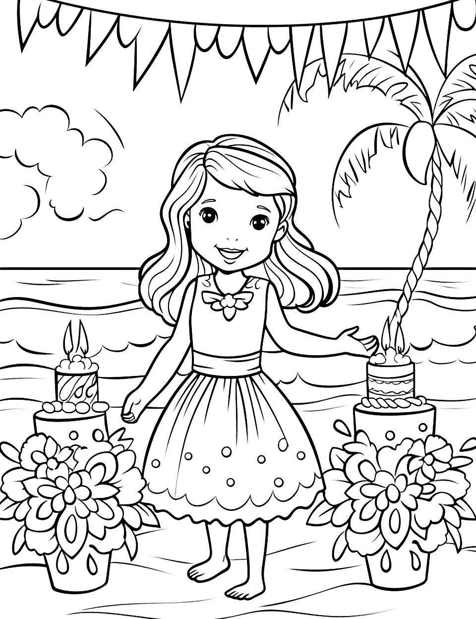 Happy birthday coloring pages free printables