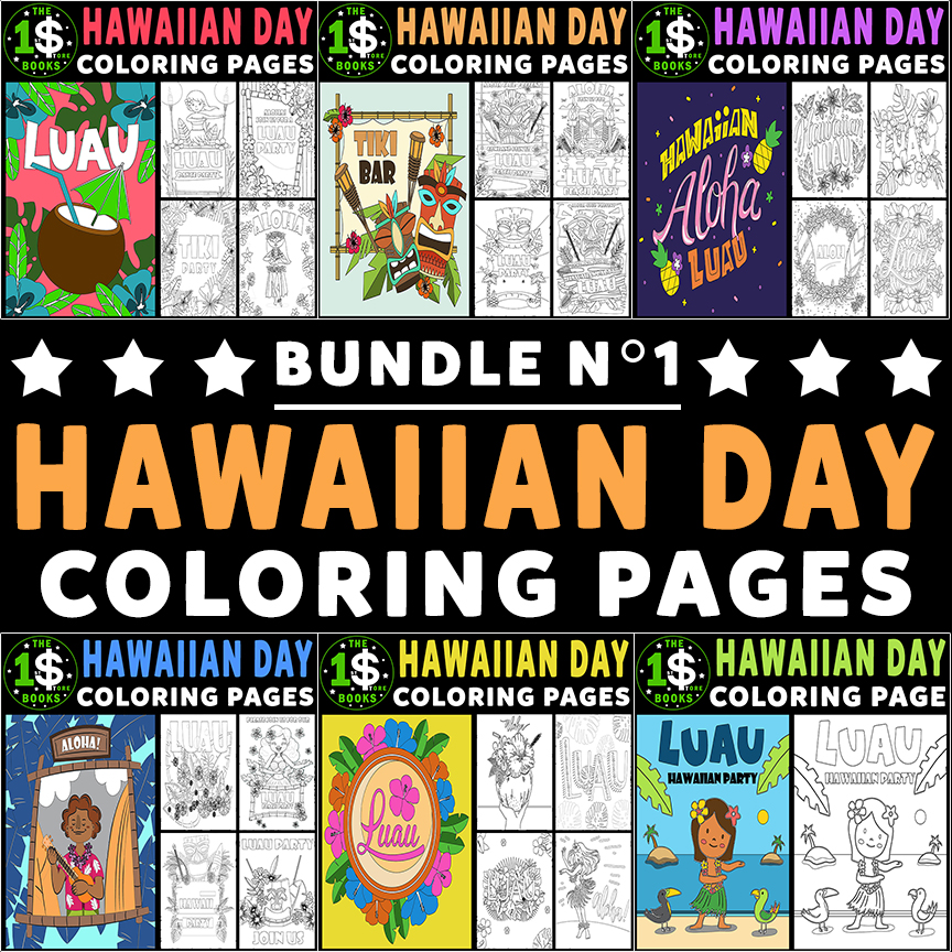 Hawaiian day lei day aloha luau may holiday coloring sheets made by teachers