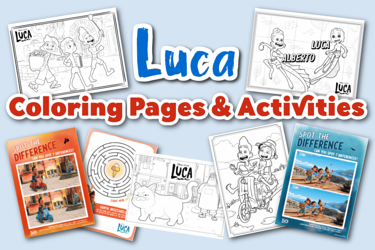 Luca coloring pages and activities fun money mom