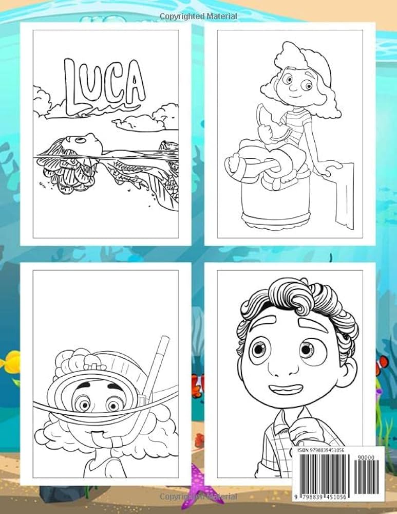 Lãºca coloring book lãºca coloring pages to relax and boost creativity for kids boys girls laurine eaves books