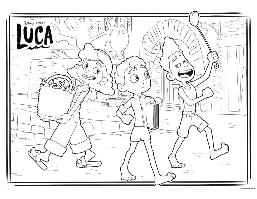 Free printable luca activities packet