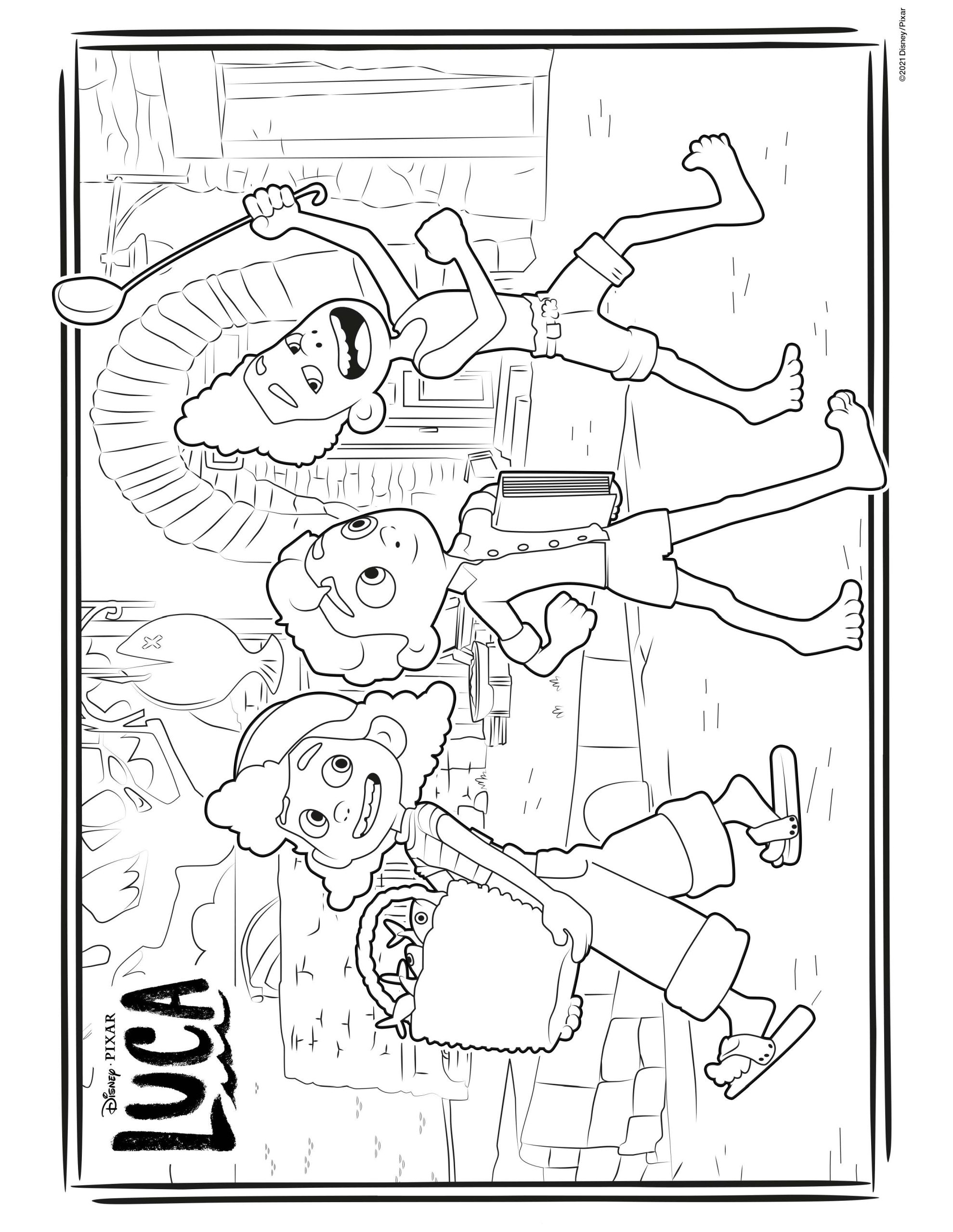 Luca coloring sheets