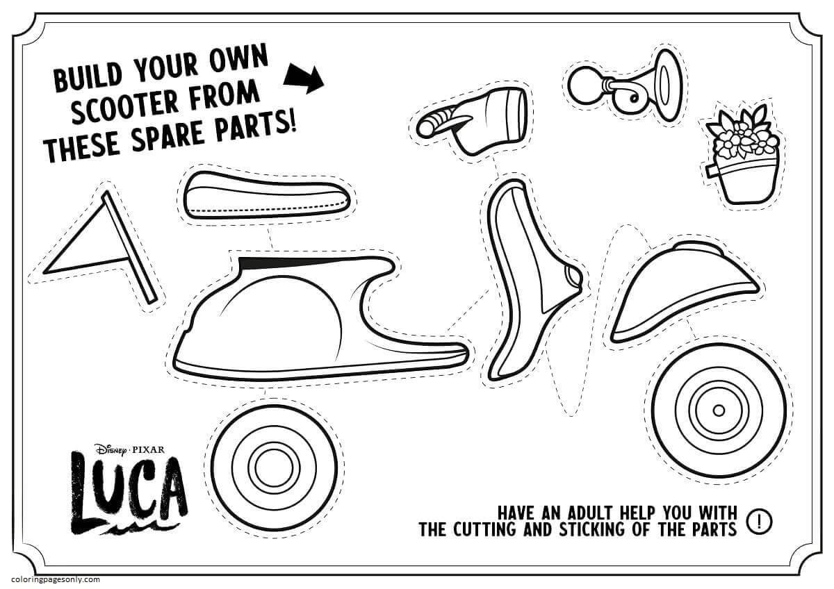 Luca coloring pages printable for free download