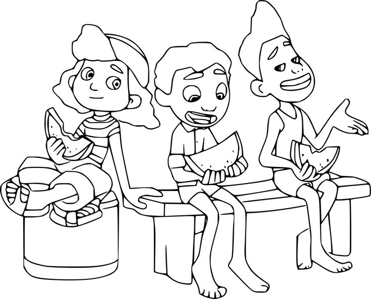 Luca coloring pages