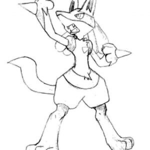 Lucario coloring pages printable for free download