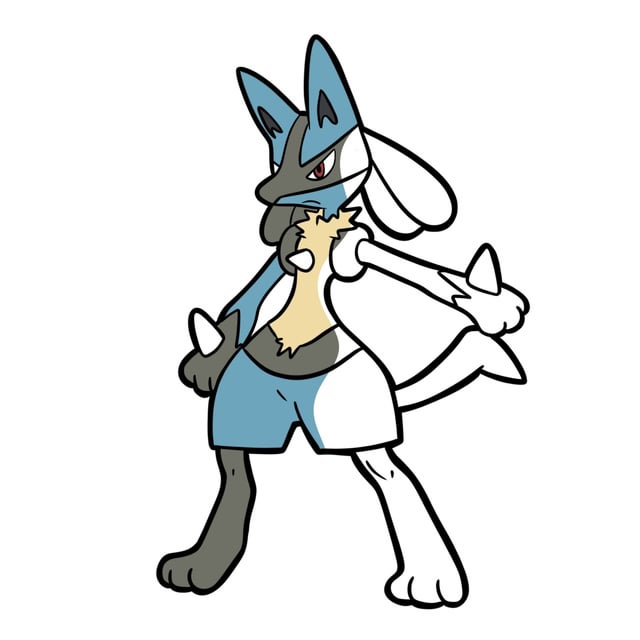 Lucario pokãmon coloring page rfreecoloringforkids