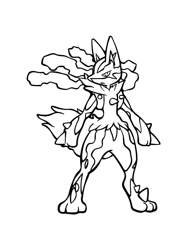 Pokemon mega evolution coloring pages printable for free download