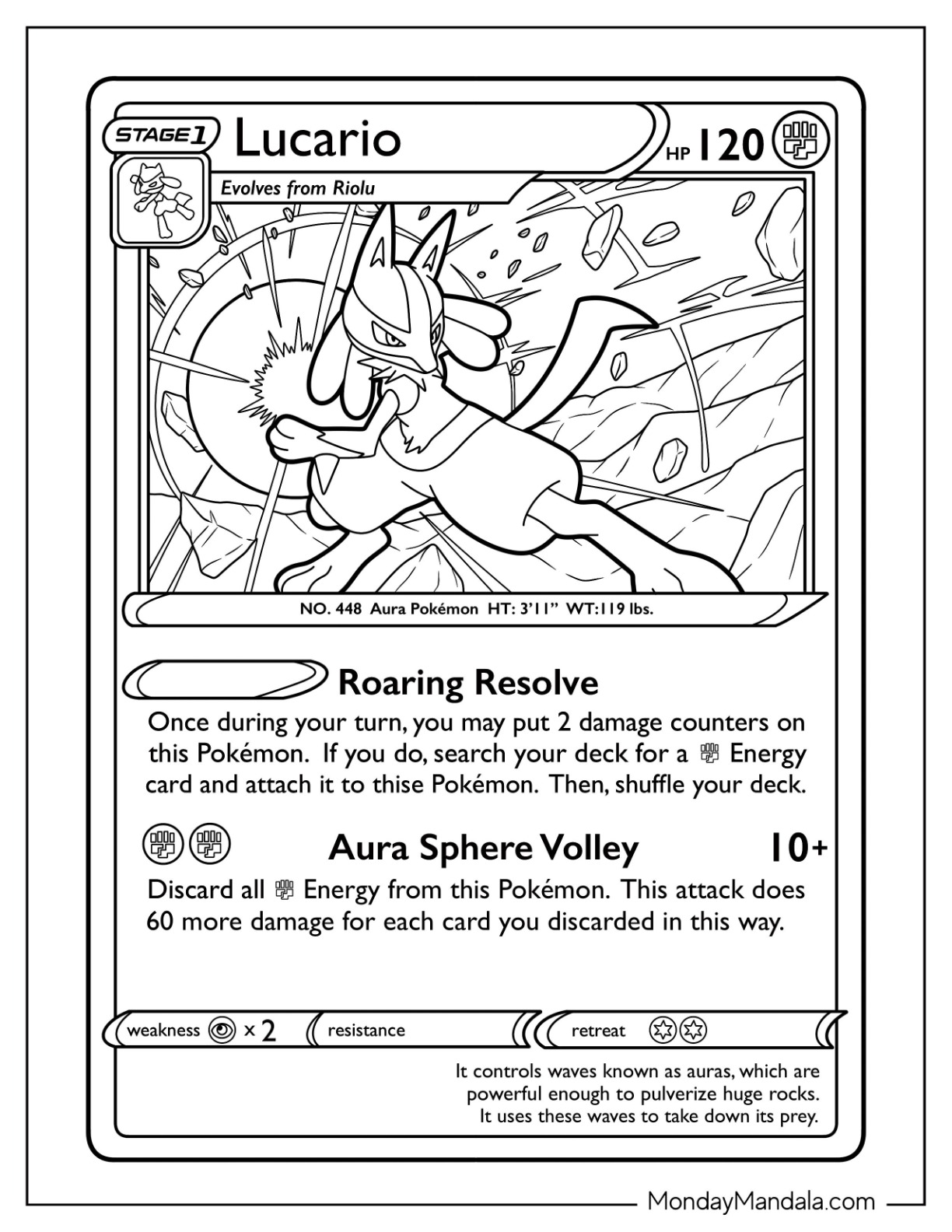 Lucario coloring pages free pdf printables