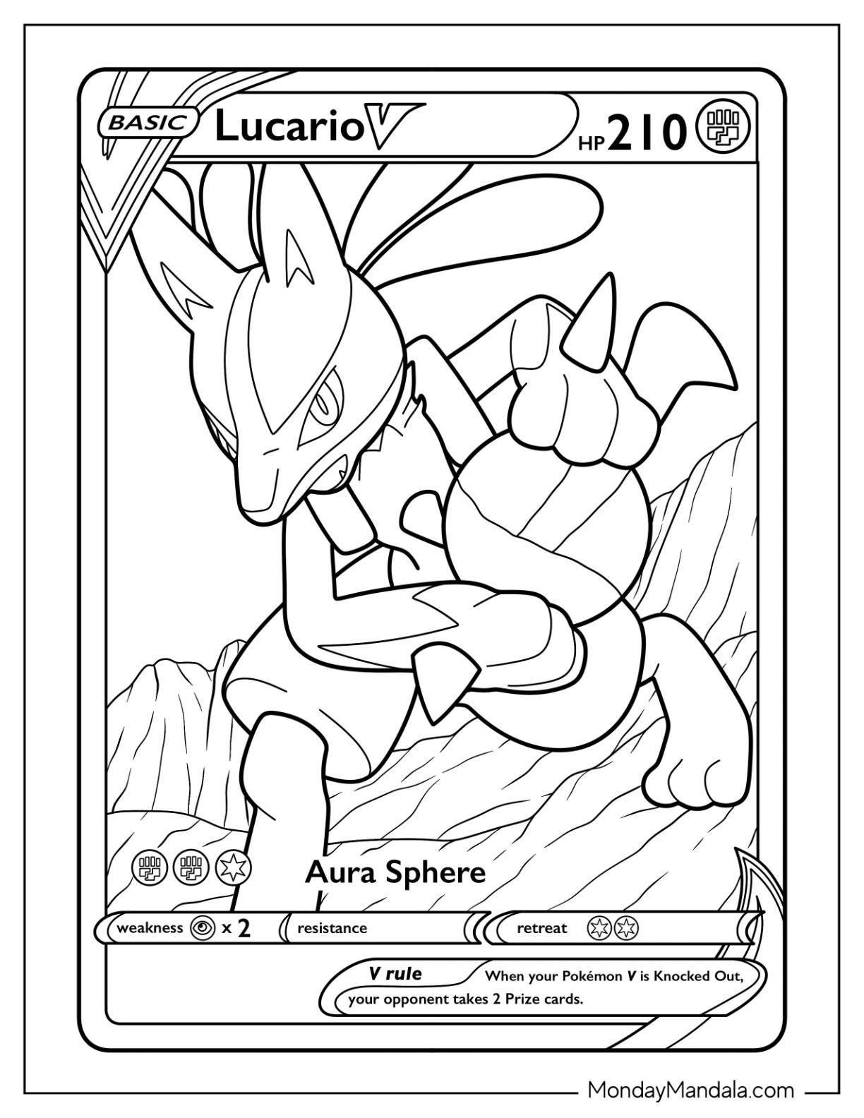 Lucario coloring pages free pdf printables