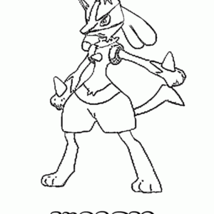 Lucario coloring pages printable for free download