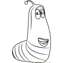 Larva coloring pages for kids printable free download