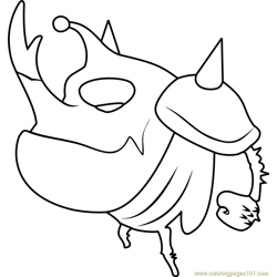 Larva coloring pages for kids printable free download