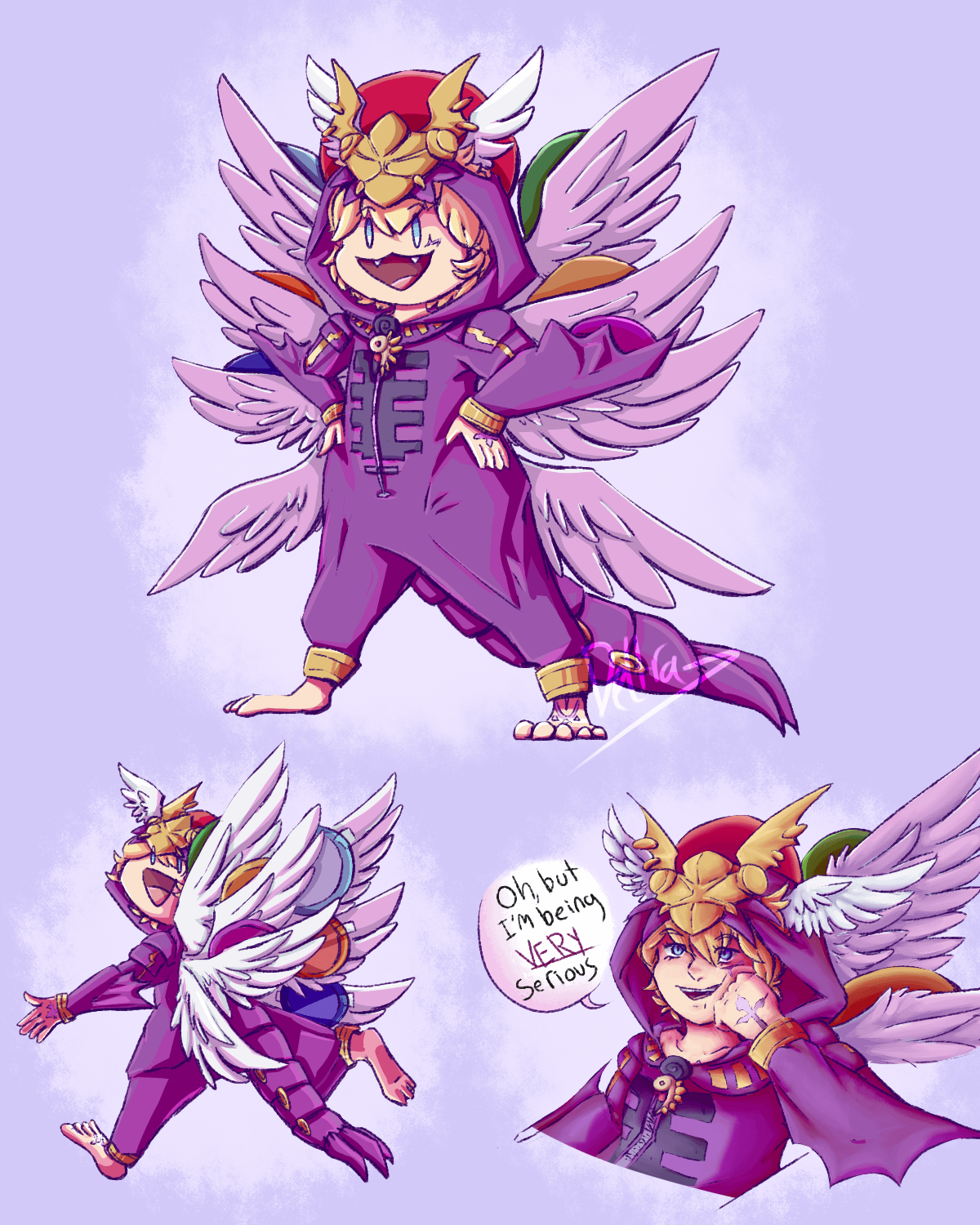 Lucemon in a lucemon onesie what could go wrong rdigimon