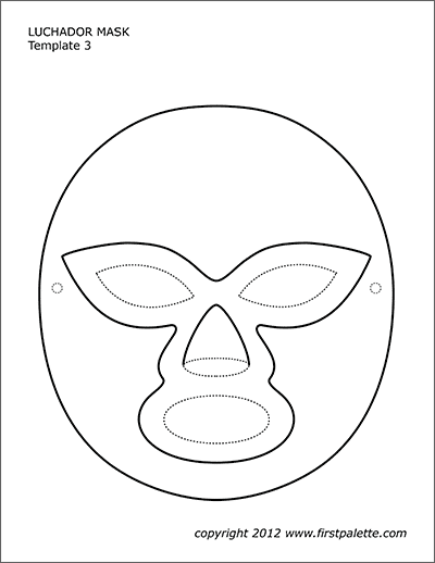 Luchador masks free printable templates coloring pages firstpalette luchador mask luchador coloring pages