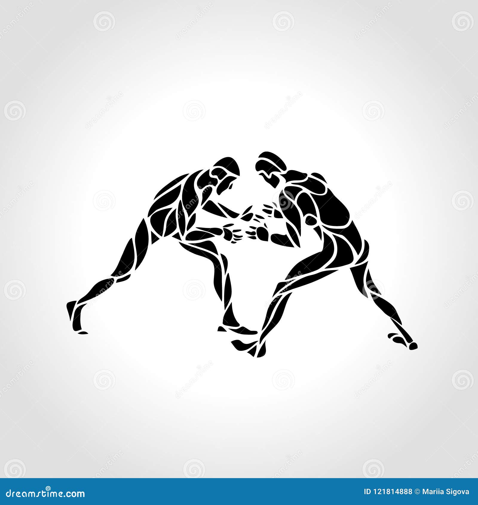 Freestyle wrestling illustration stock illustrations â freestyle wrestling illustration stock illustrations vectors clipart