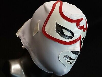 White mask wrestling mask luchador mask wrestler lucha libre mask costume