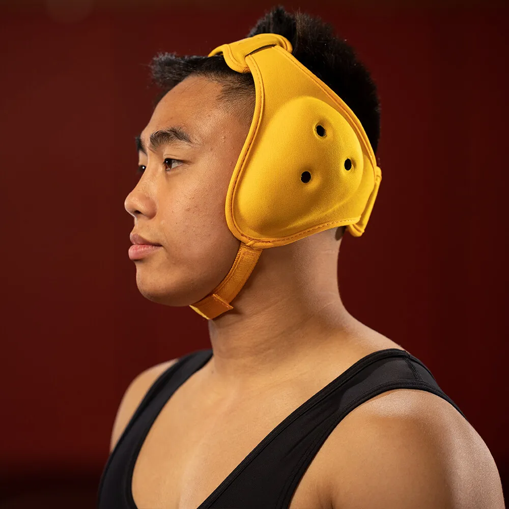 Matman ultra soft wrestling headgear ear guard head guard adult adjustable strap