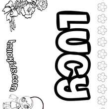 Lucia coloring pages