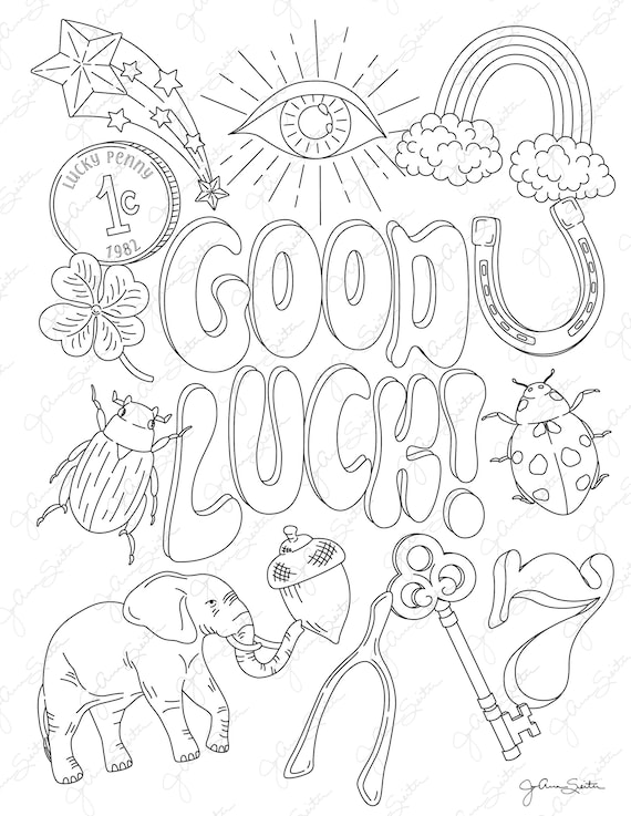 St patricks day coloring pages set of printable coloring pages instant download