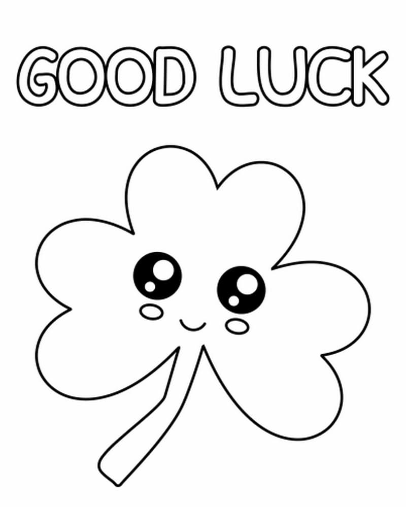 Shamrock coloring pages