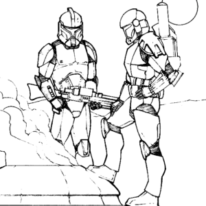 Star wars characters coloring pages printable for free download