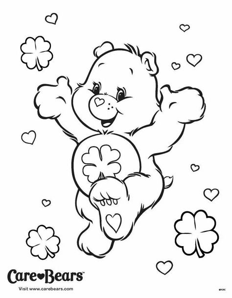 Good luck bear coloring page bear coloring pages coloring books disney coloring pages