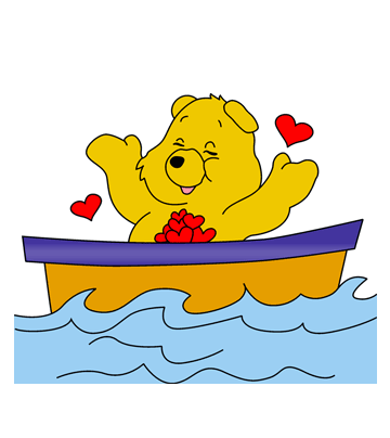 Good luck bear coloring pages for kids to color and print