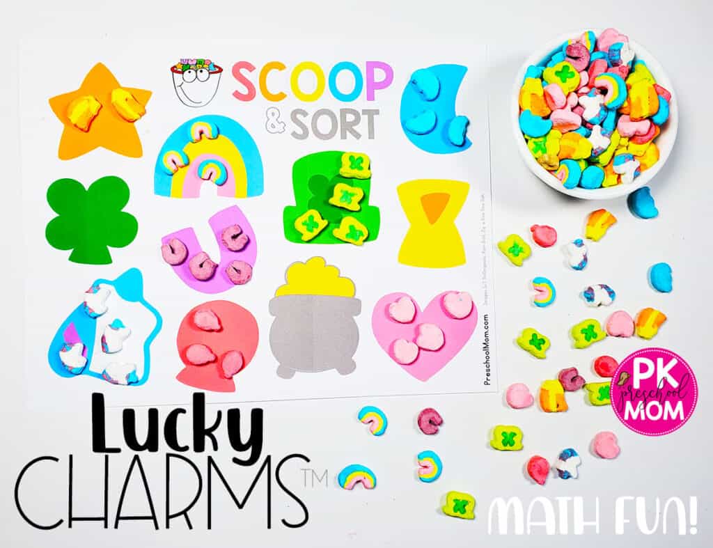 Lucky charms math printables