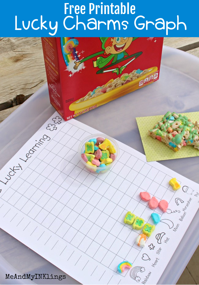 Lucky charms printable graph and three more activities