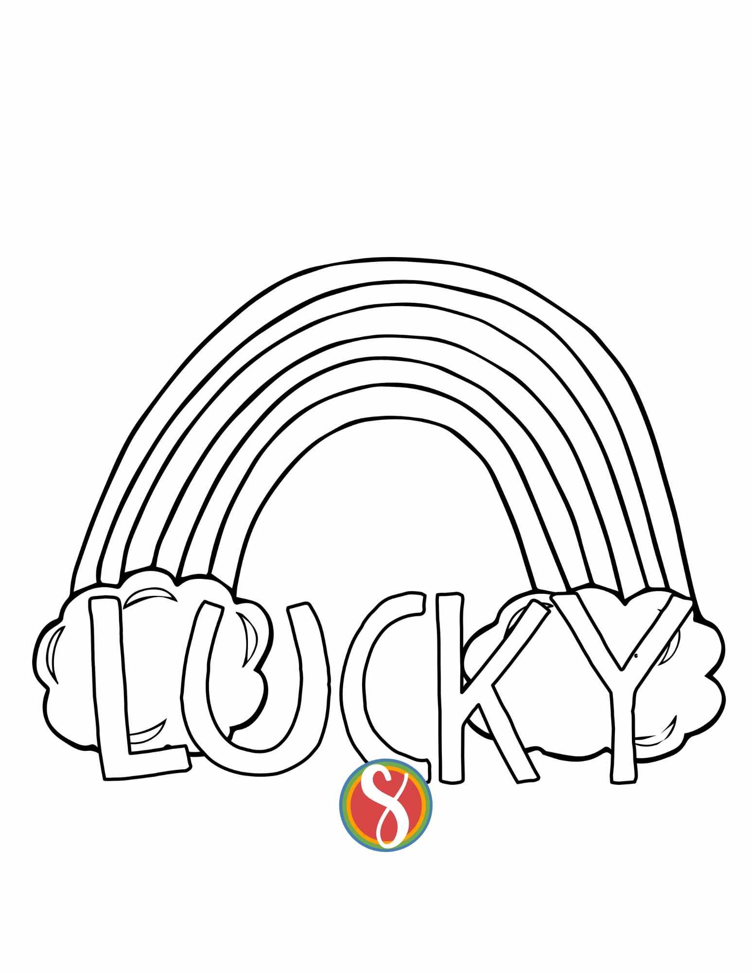 Free lucky name coloring pages â stevie doodles