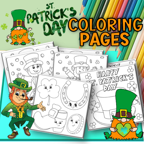 Get lucky with st patricks day coloring book pages made by teachers