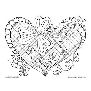 Lucky loveâ st patricks day coloring page