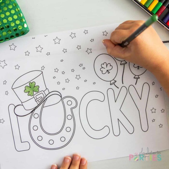 Cute st patricks day coloring pages free download