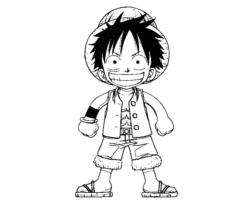 Monkey d luffy coloring crafty teenager