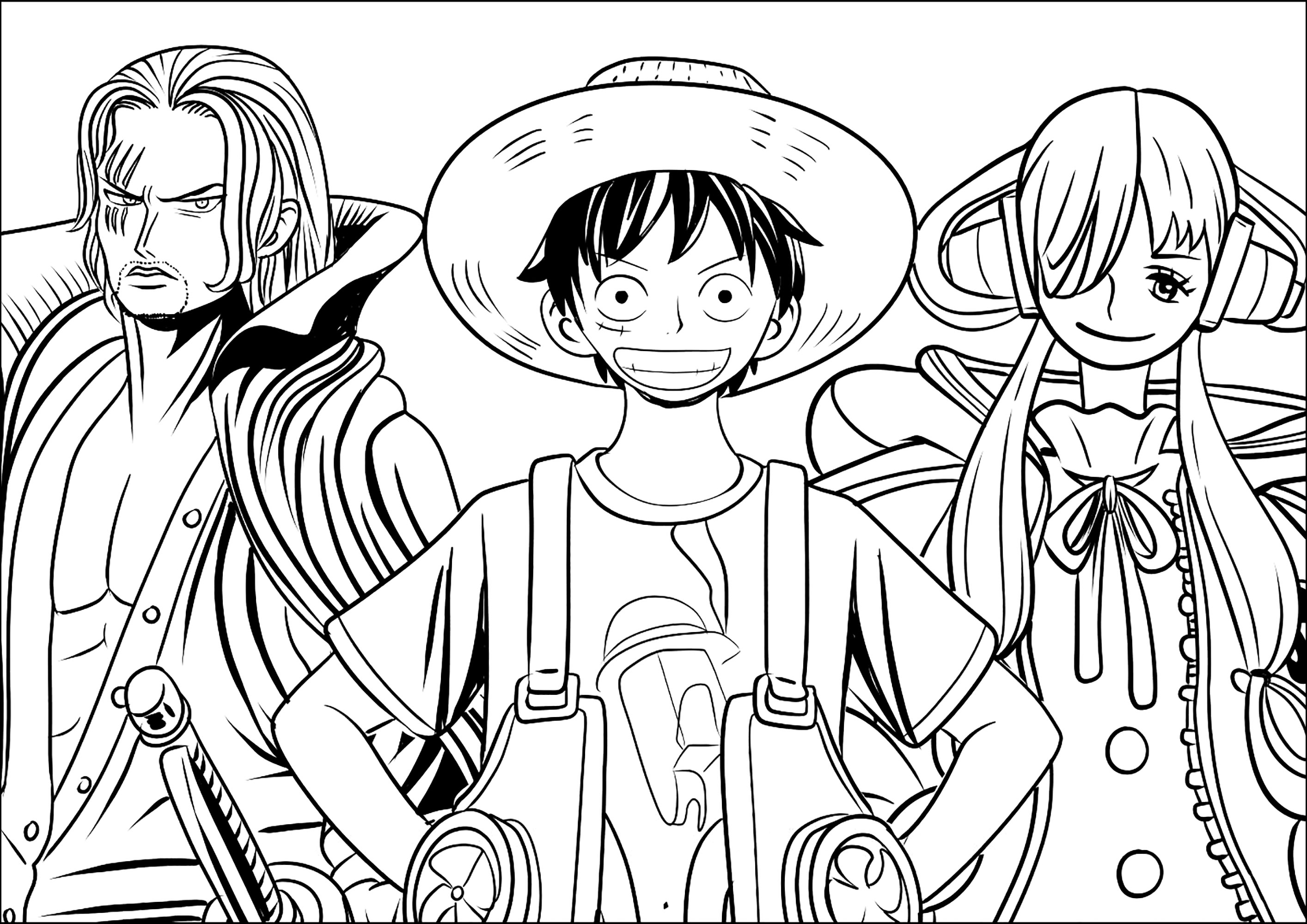 One pieces main characters