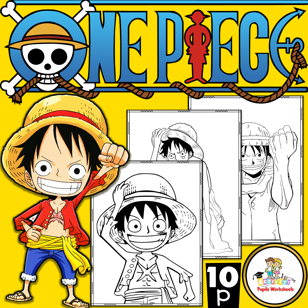 One piece friends coloring pages