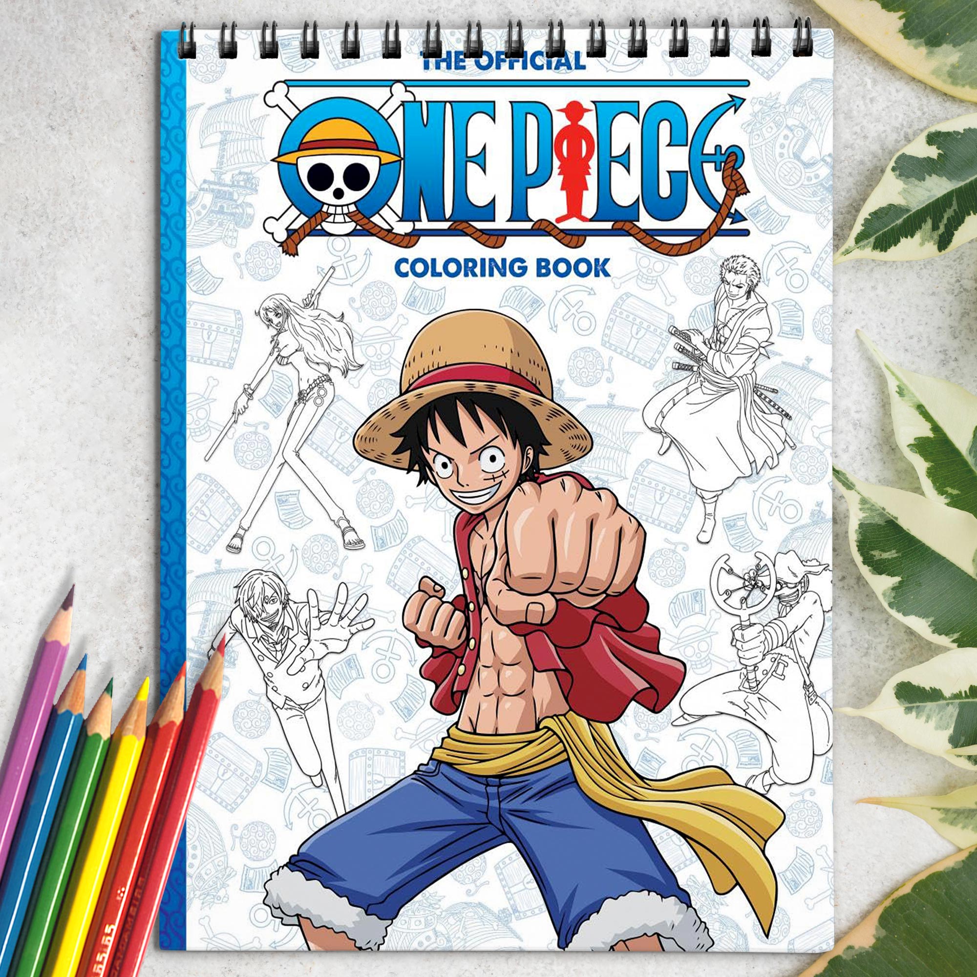 One piece for luffy for anime the official coloring book paperback â coloring book