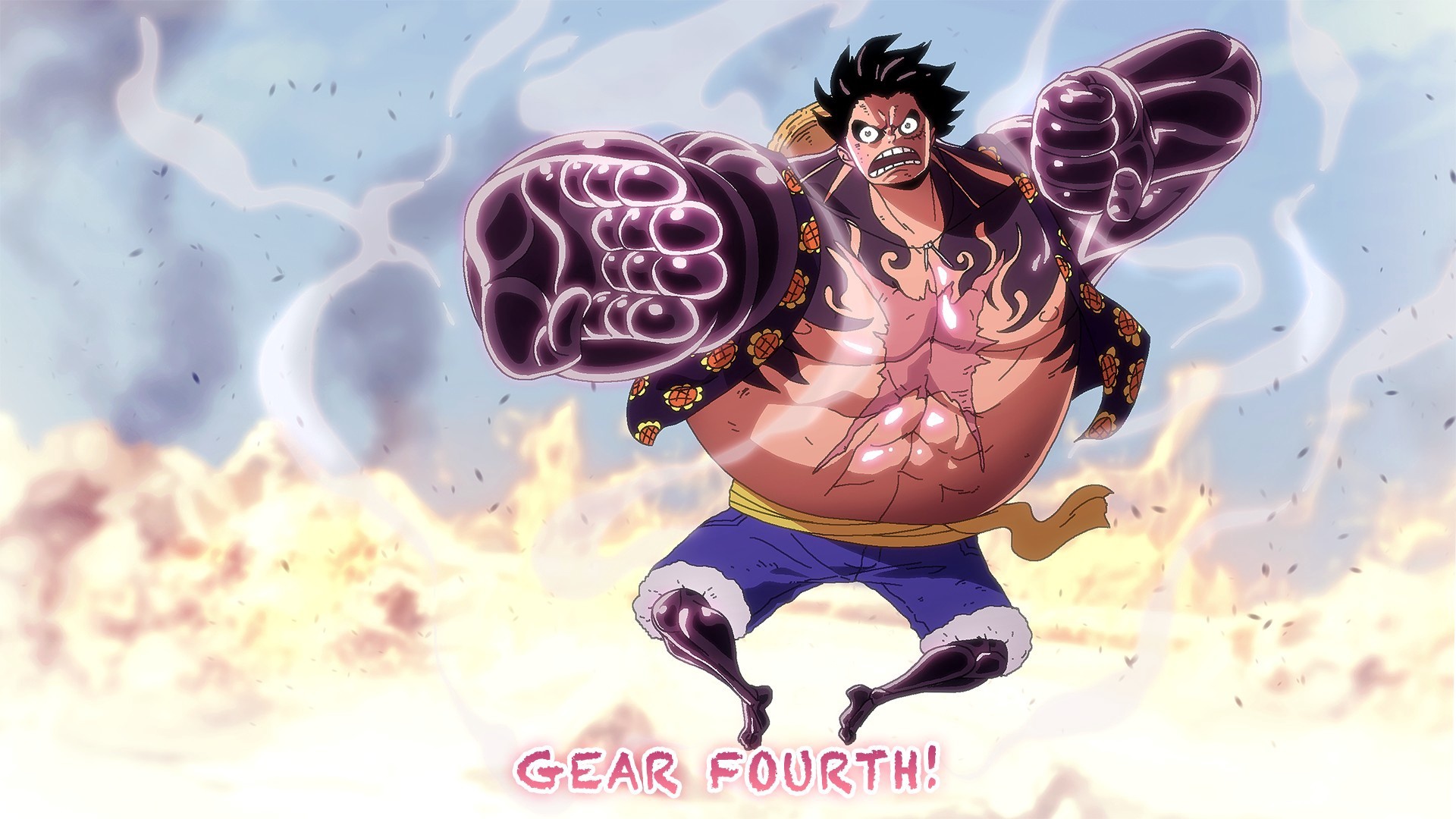 Monkey d luffy gear fourth