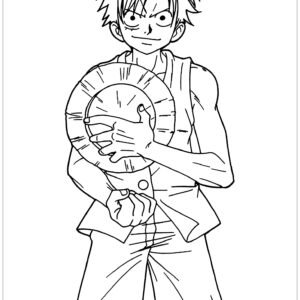 Luffy coloring pages printable for free download