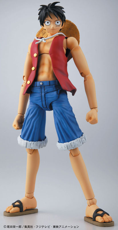 Bandai mg figurerise monkey d luffy english manual color guide