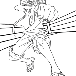 Luffy coloring pages printable for free download